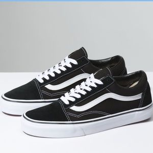 black old skool vans